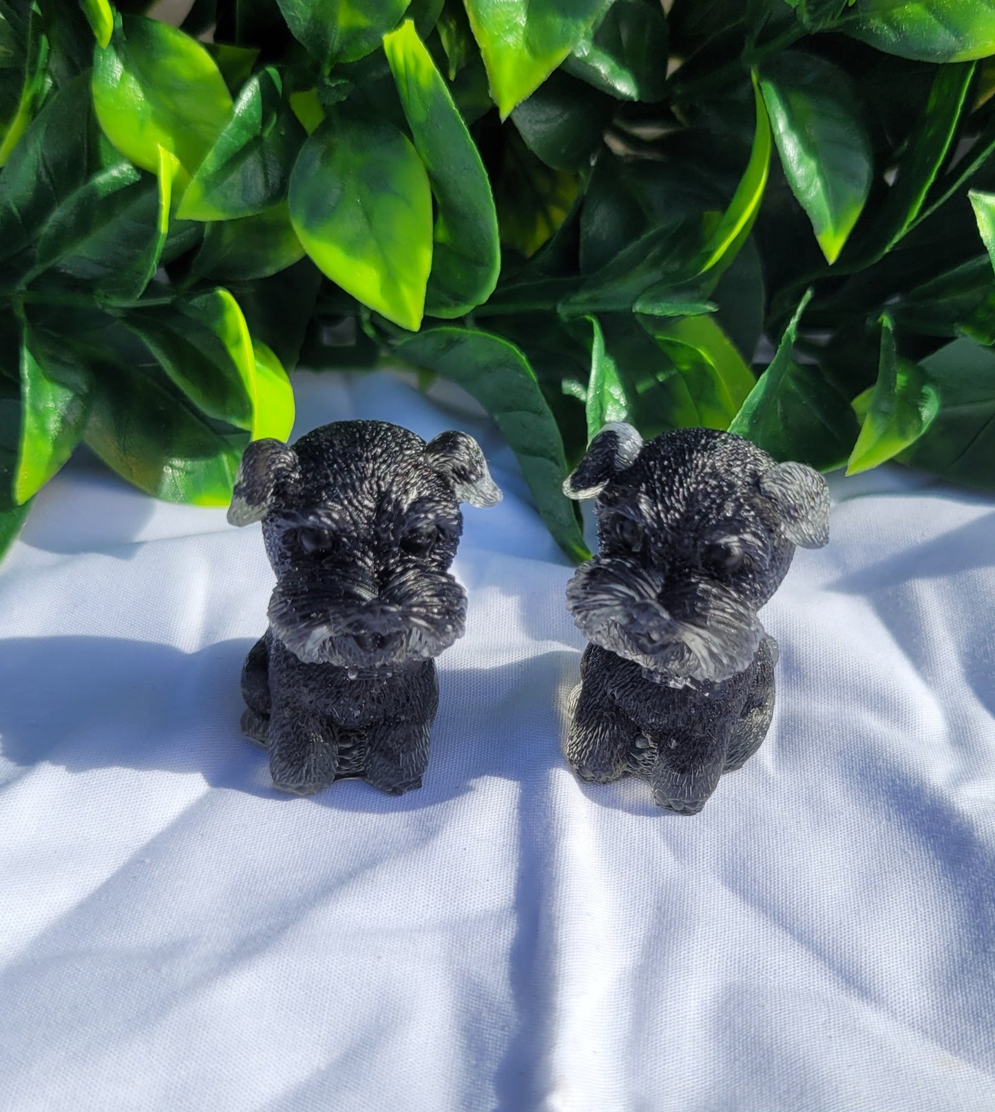 Schnauzer Resin Dog