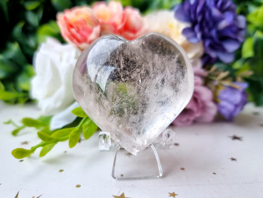 Clear Quartz Heart