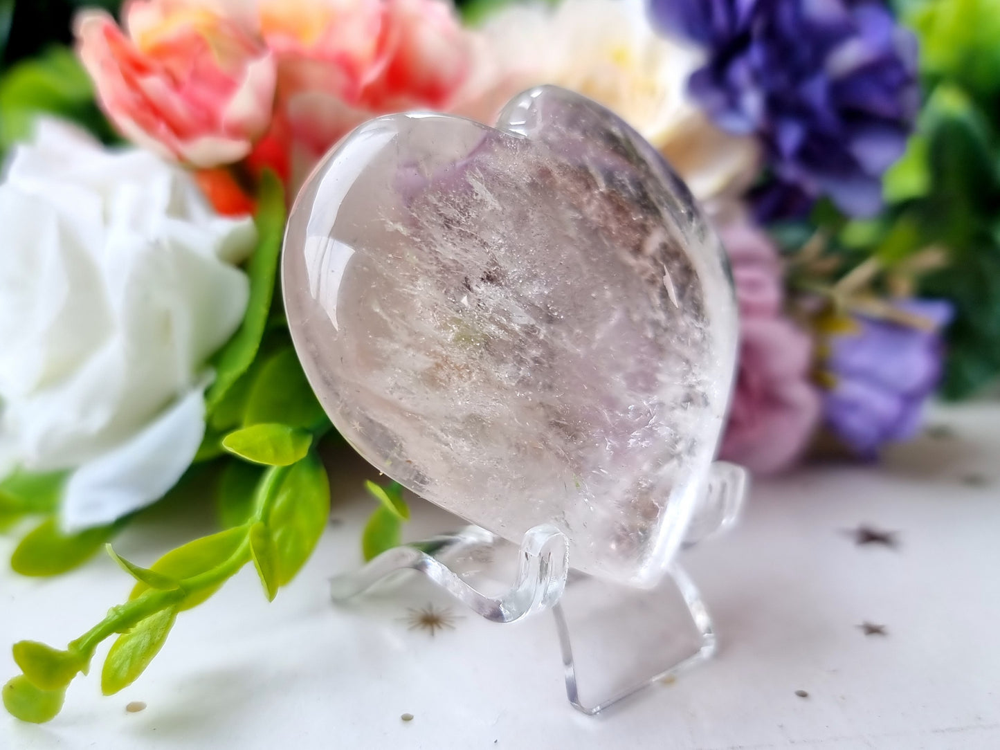 Clear Quartz Heart