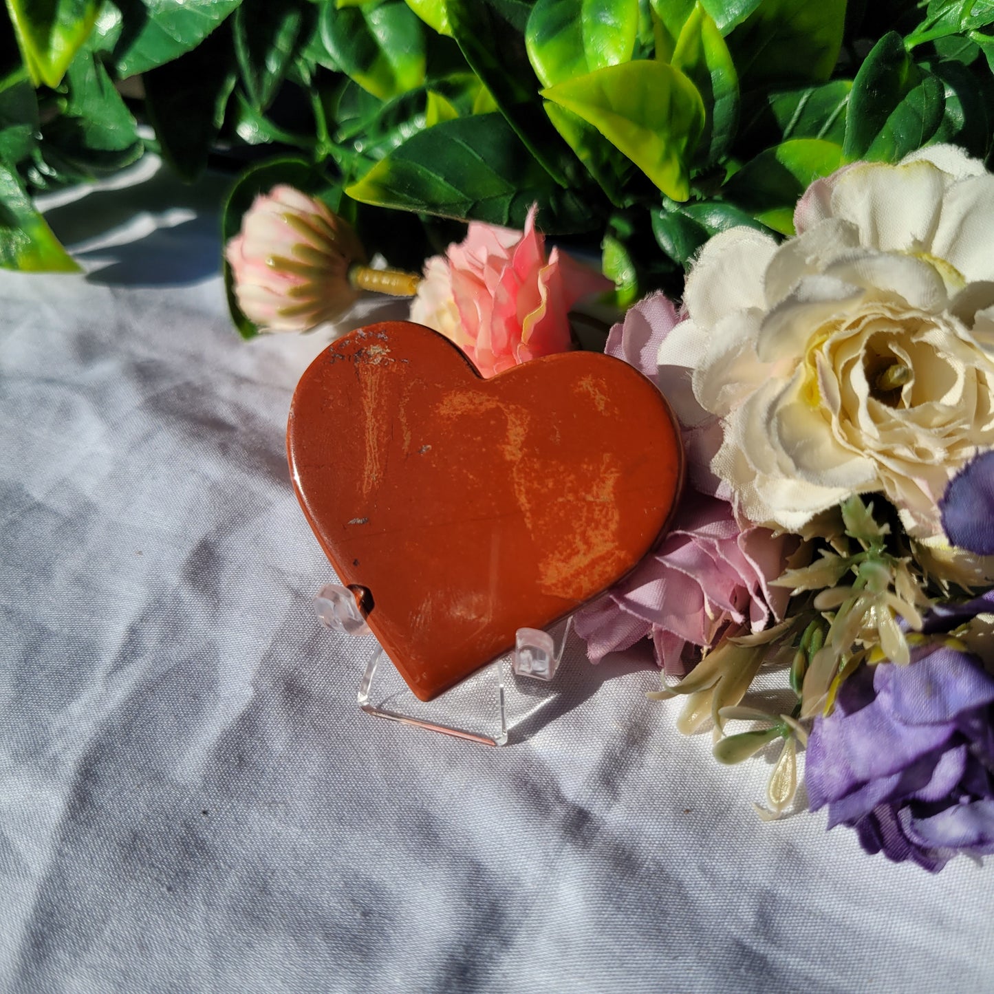 Red Jasper Heart