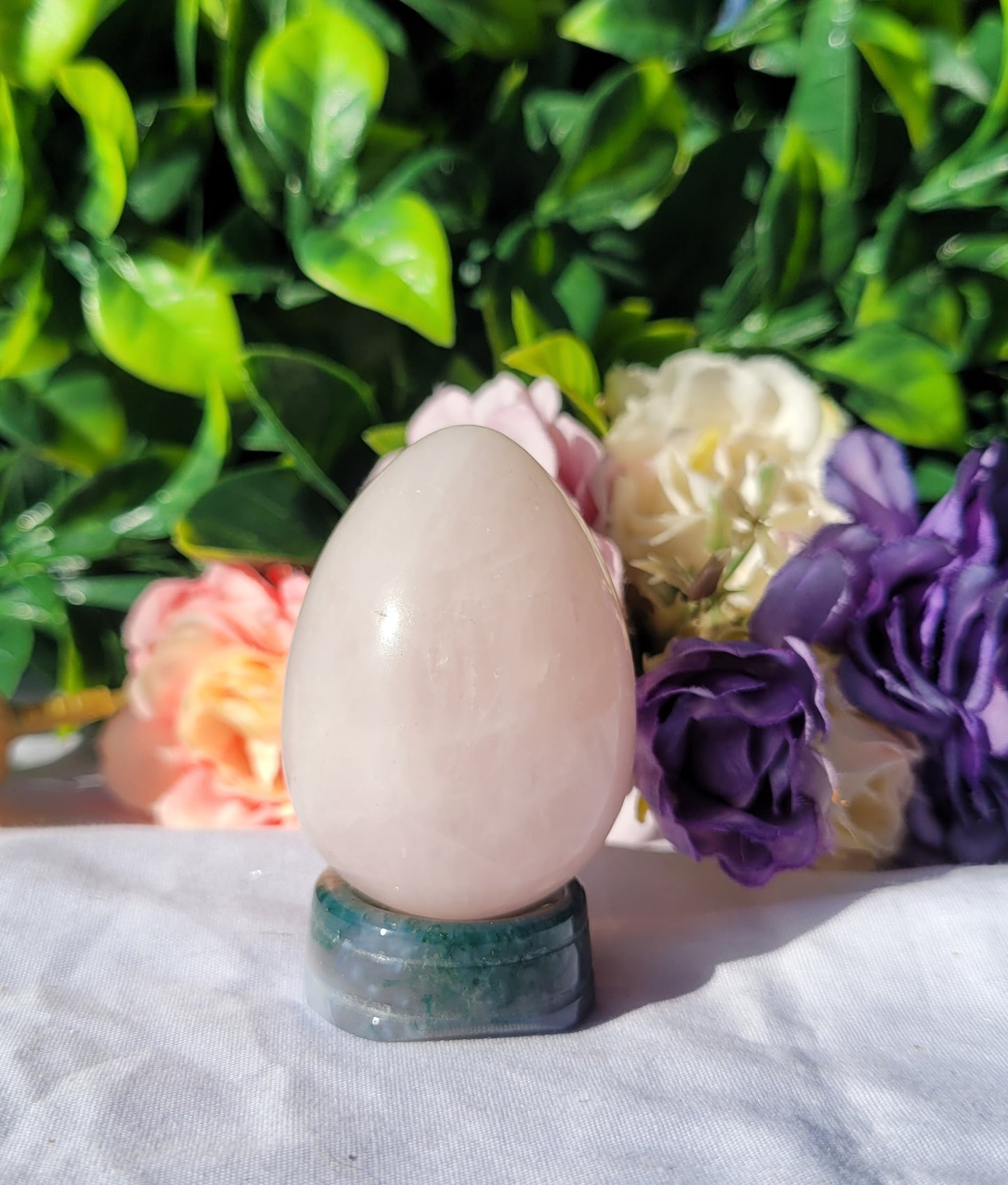 Rose Quartz Egg