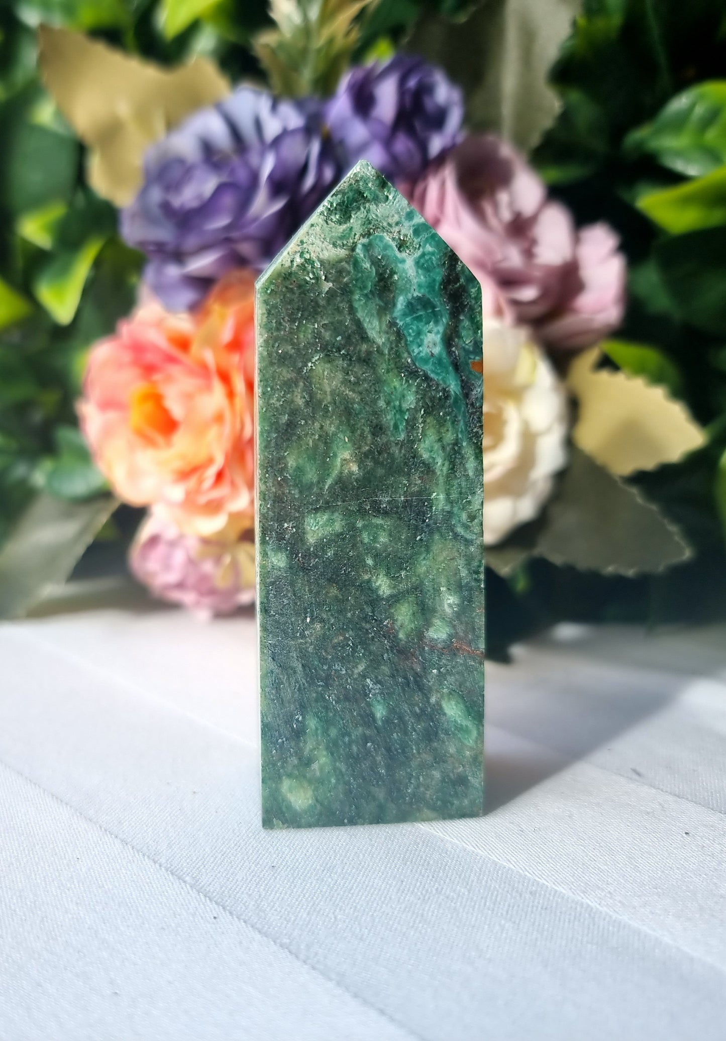 Green Fuchsite Mica Point