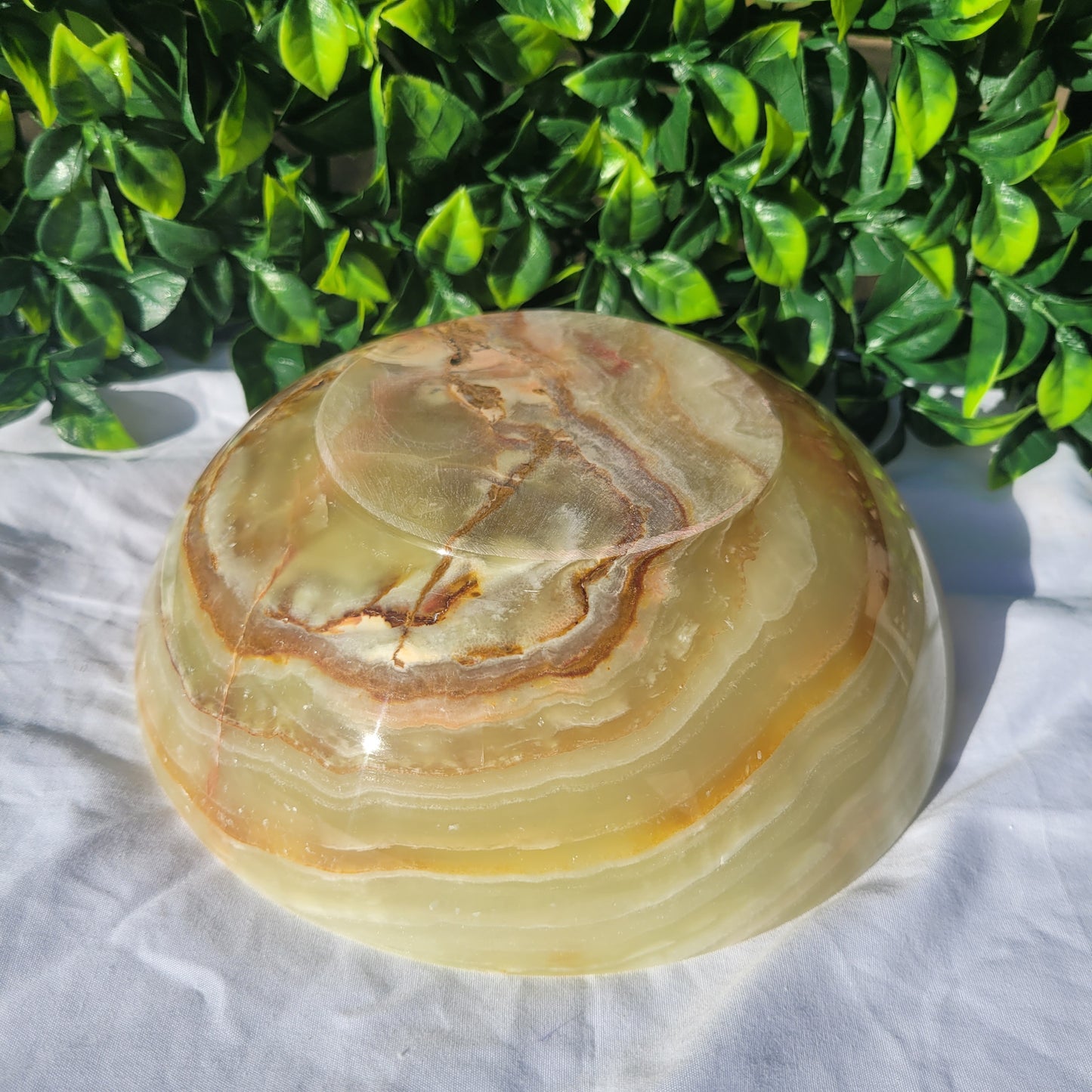 Banded Calcite Bowl