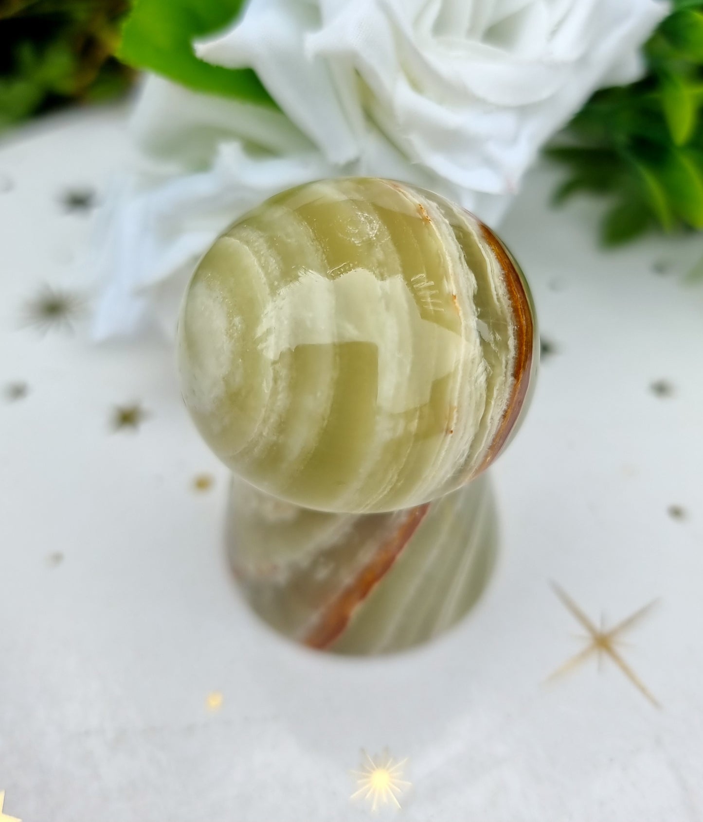 Banded Calcite Mushroom