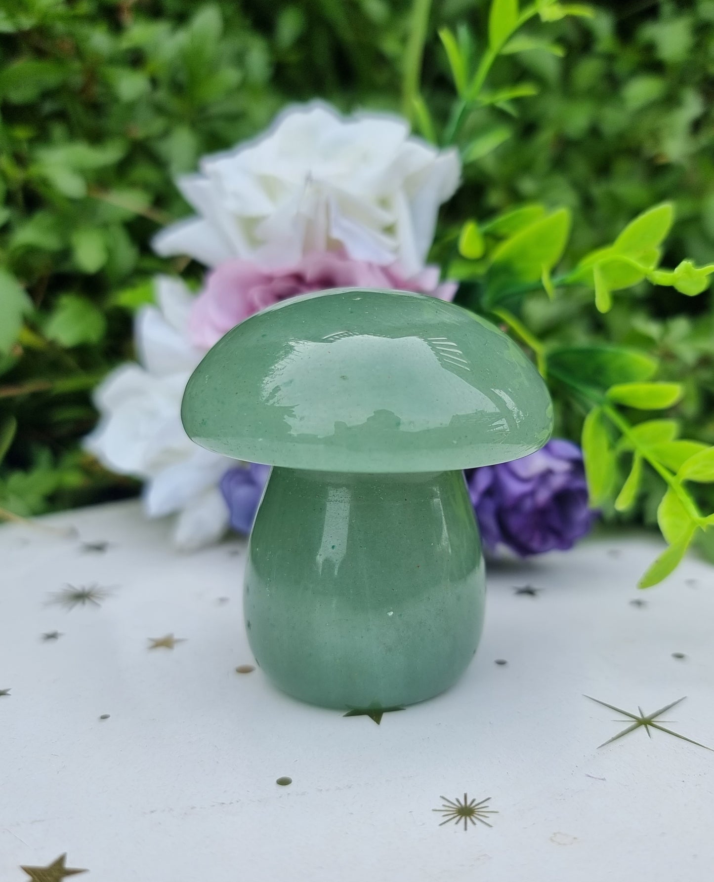 Green Aventurine Mushroom