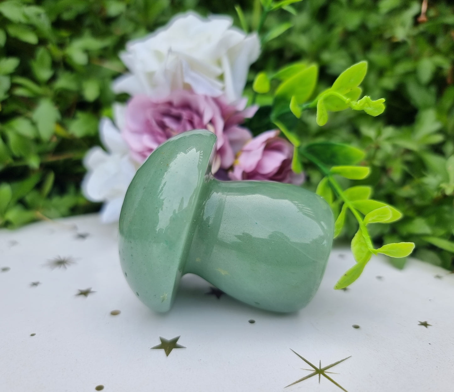 Green Aventurine Mushroom