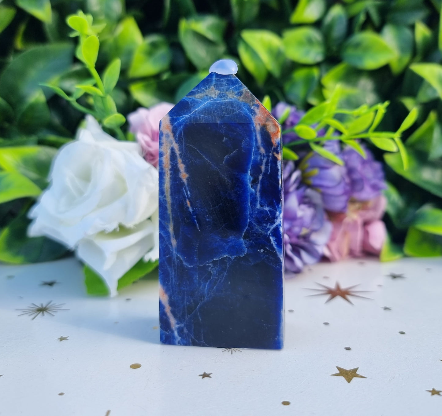 Sunset Sodalite Slim Obelisk Point