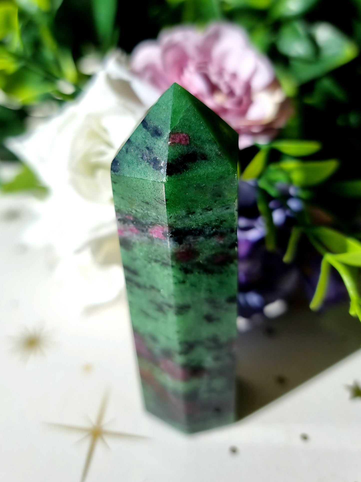 Ruby Zoisite Point