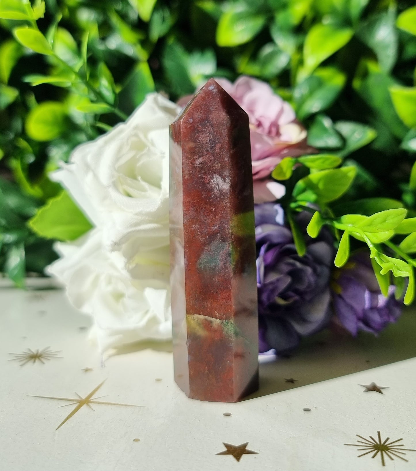 Red Moss Agate Point