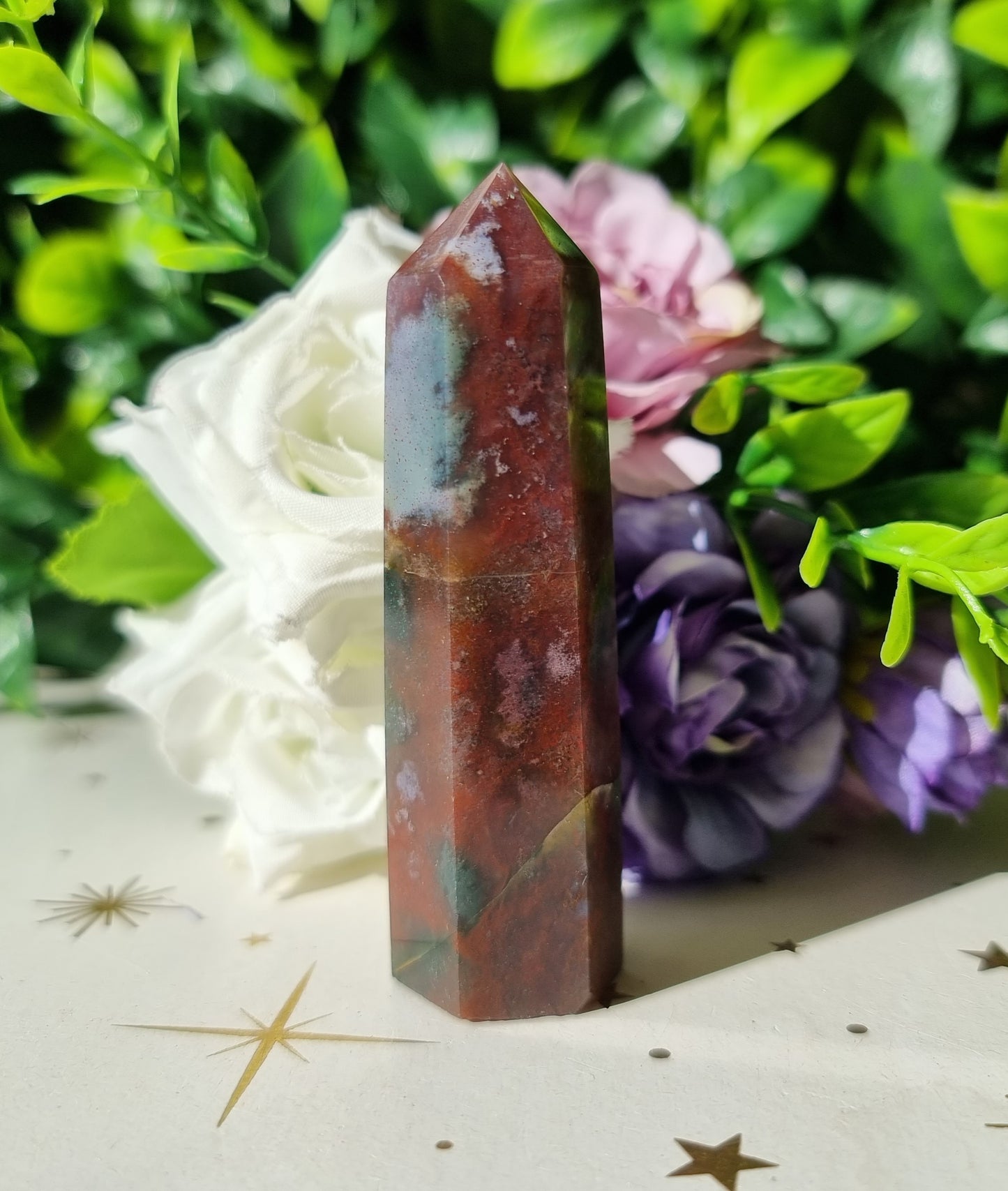 Red Moss Agate Point