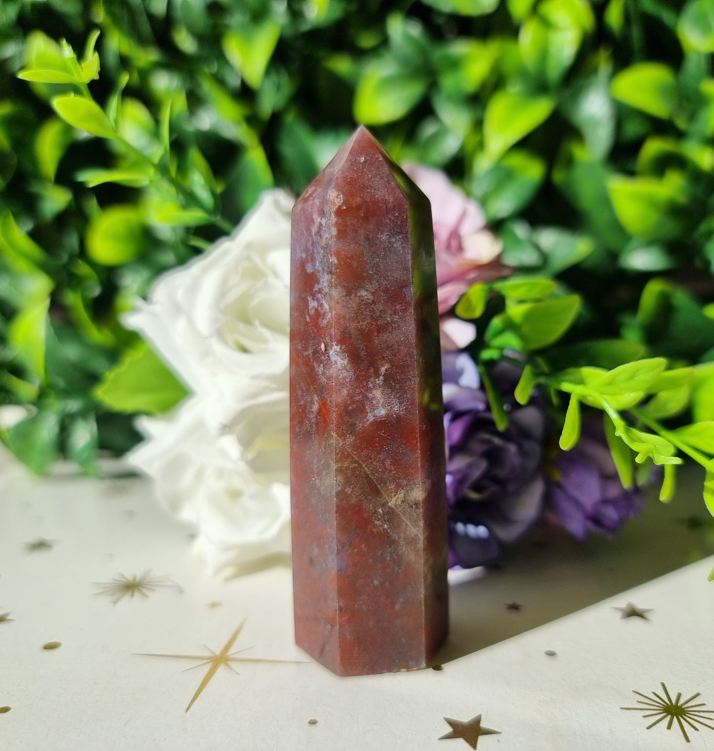 Red Moss Agate Point