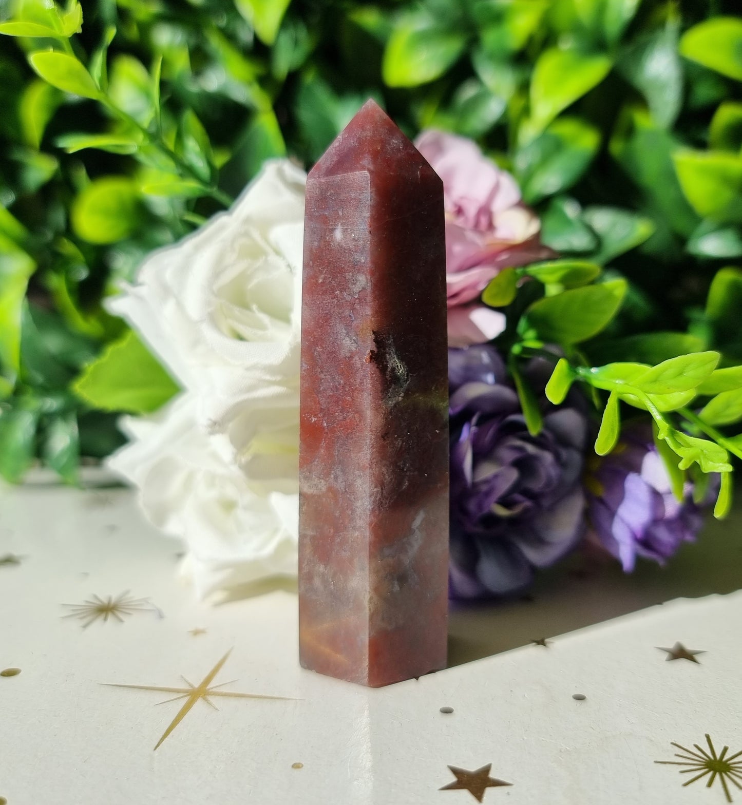 Red Moss Agate Point