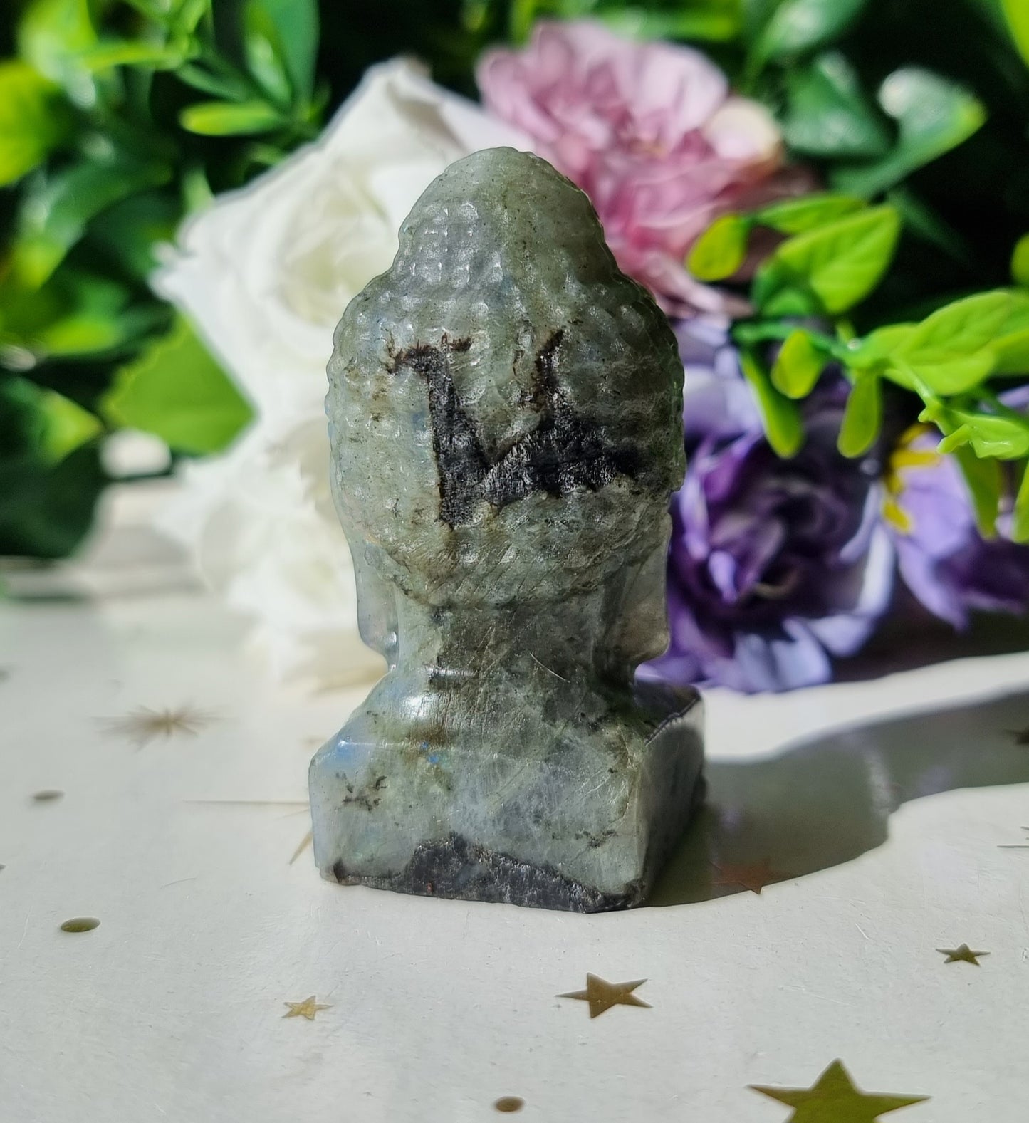 Labradorite Buddha