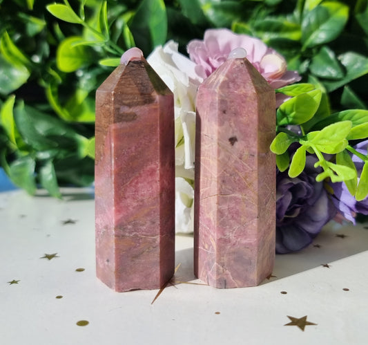 Rhodonite Points