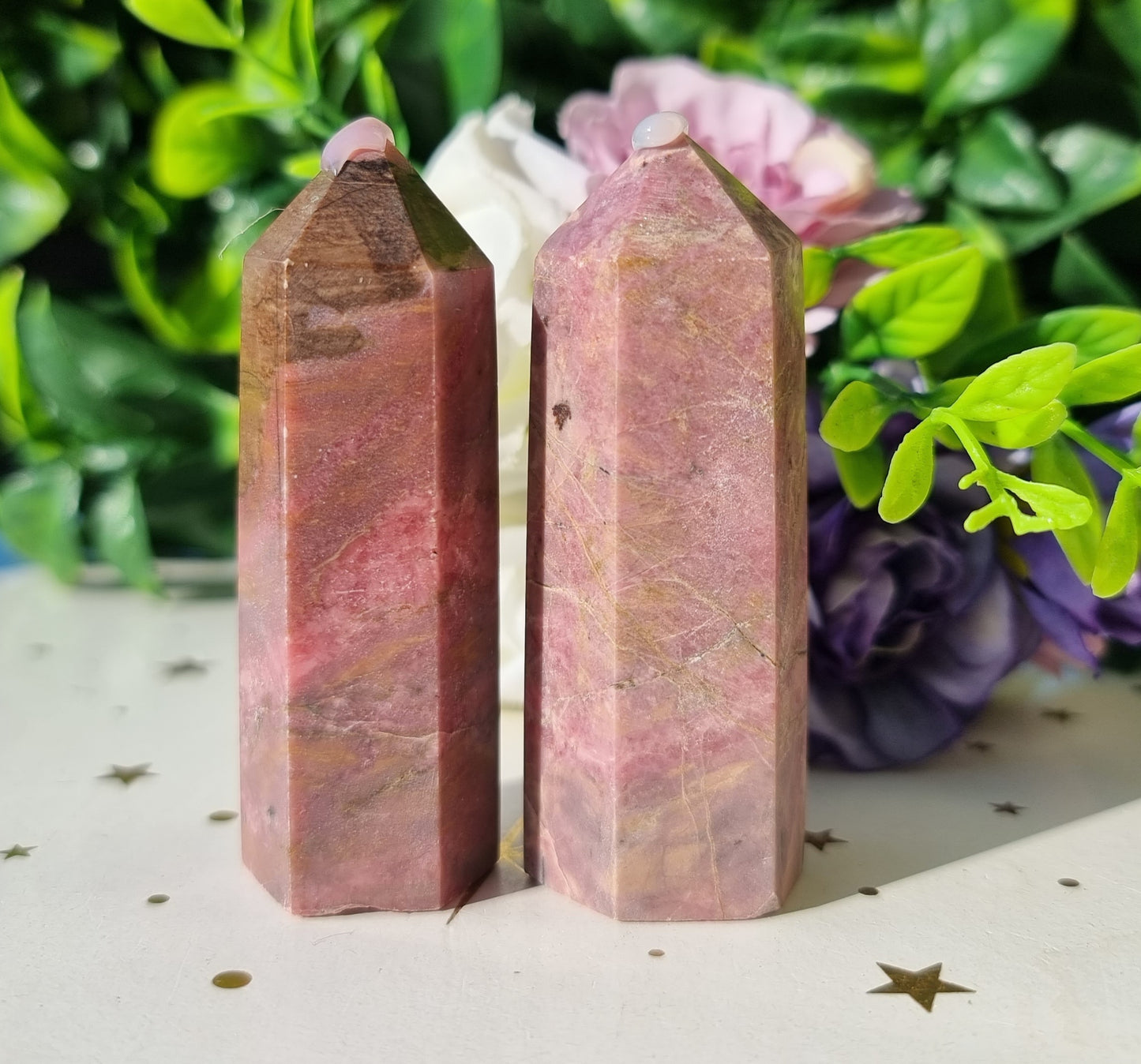 Rhodonite Points