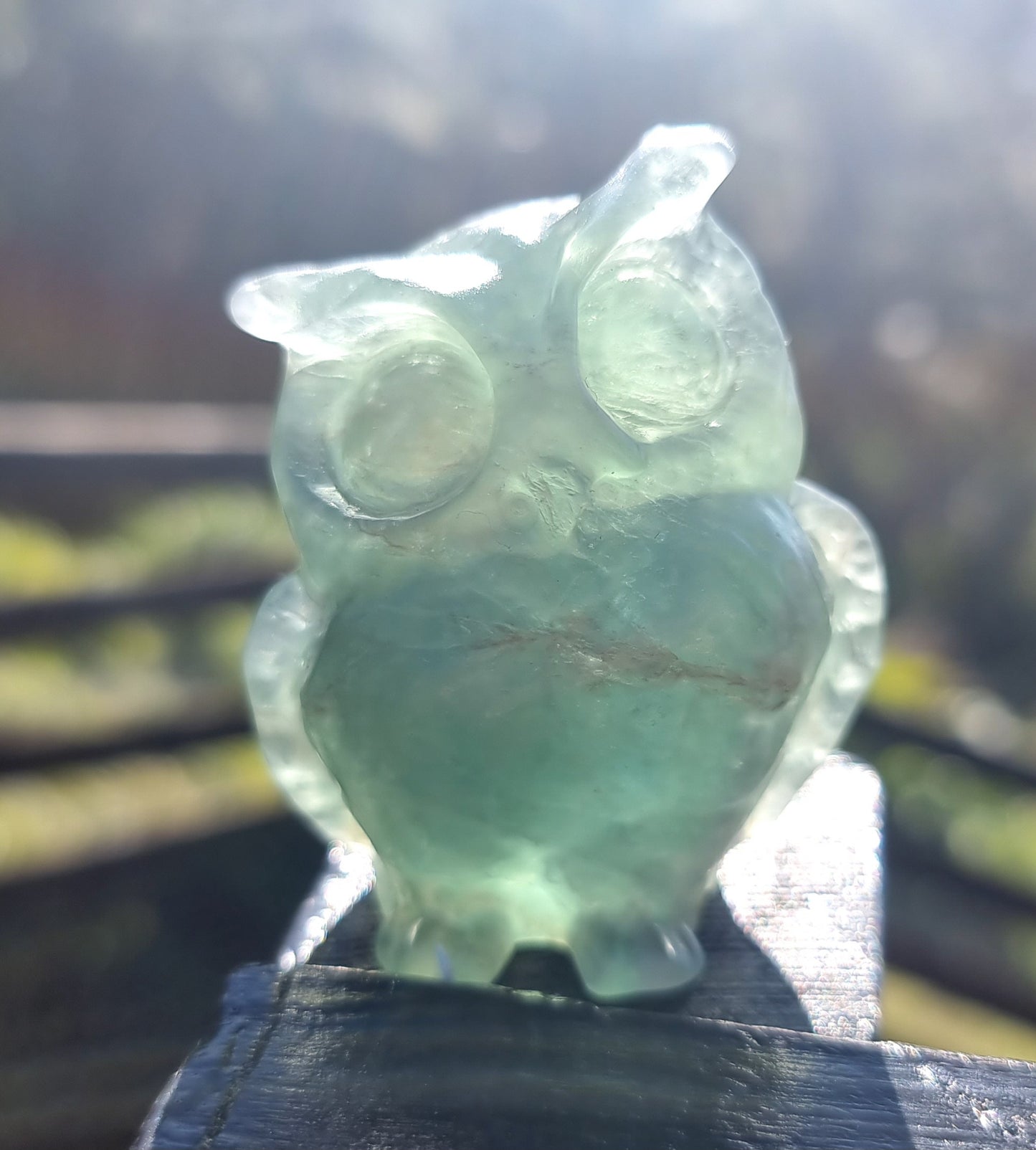 Fluorite Crystal Owl