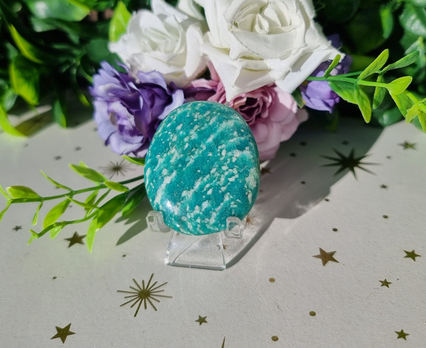 Amazonite Flat Stone