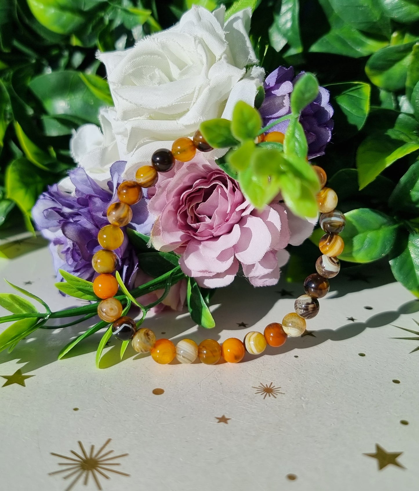 Bumble Bee Agate Bracelets