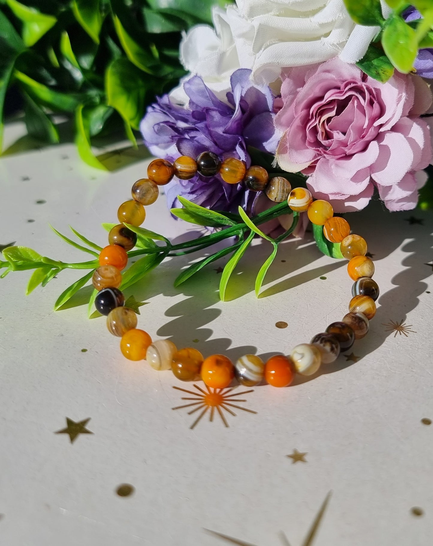 Bumble Bee Agate Bracelets