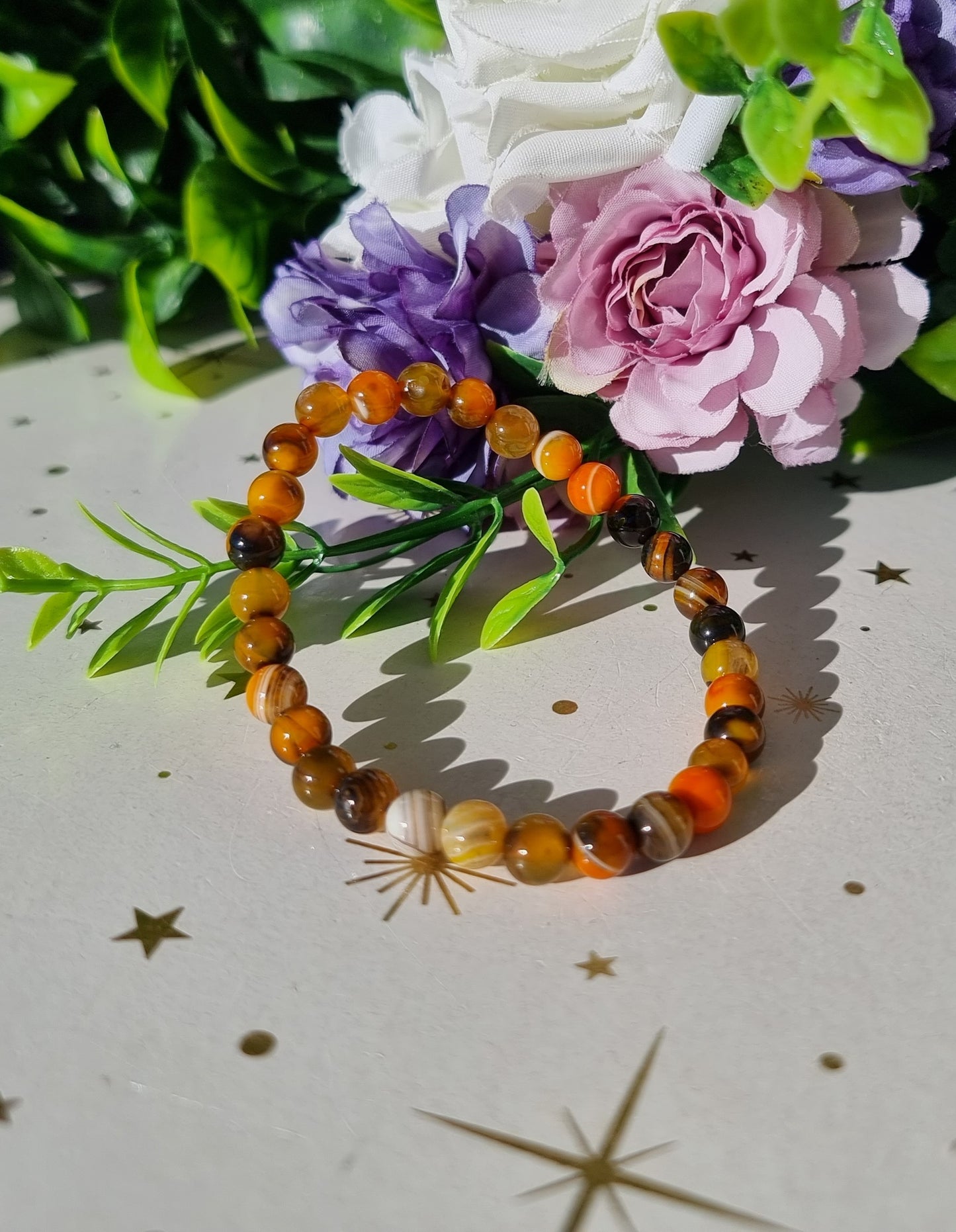 Bumble Bee Agate Bracelets