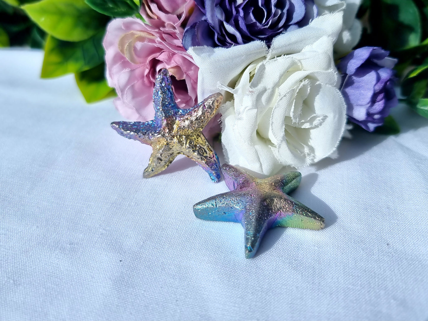 Bismuth Starfish Carvings