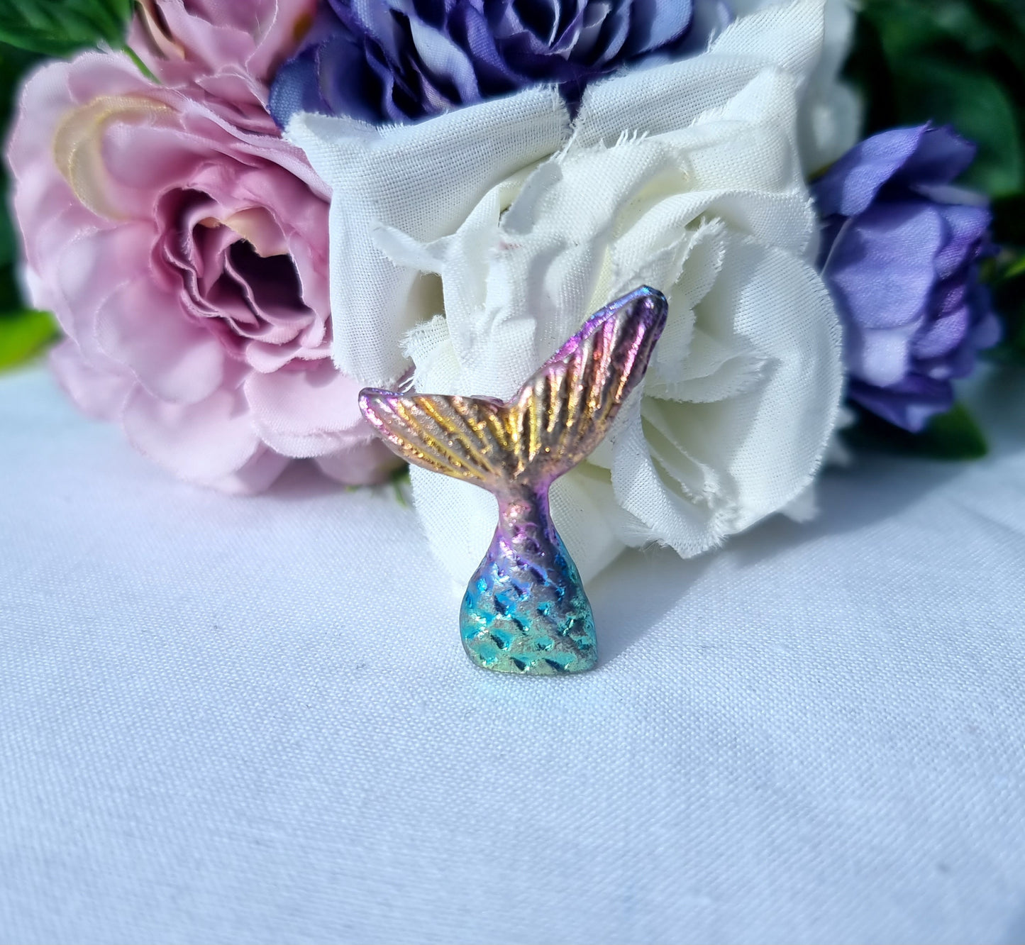 Bismuth Mermaid Tail Carvings