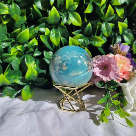 Sky Blue Chalcedony Sphere