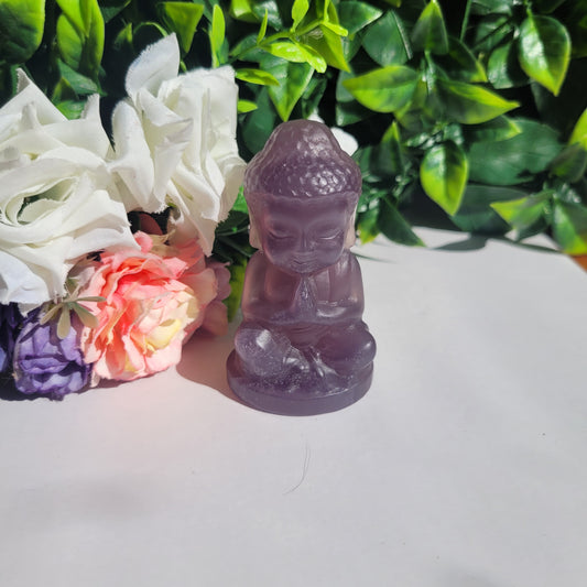 Fluorite Buddha