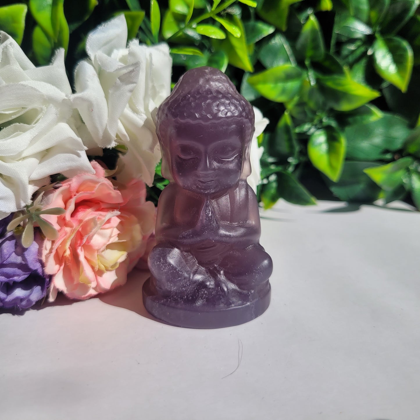 Fluorite Buddha