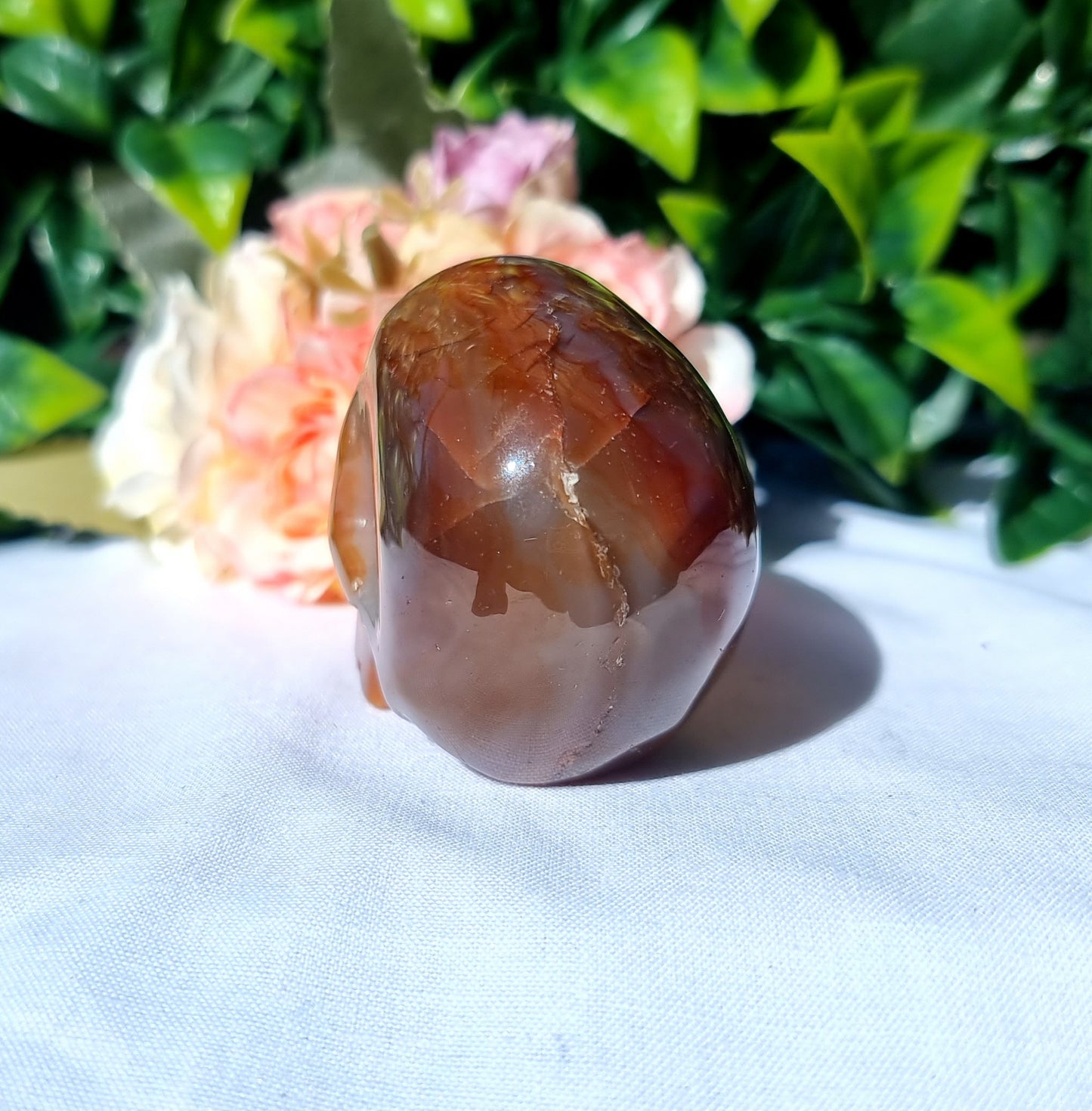 Carnelian Agate Skull