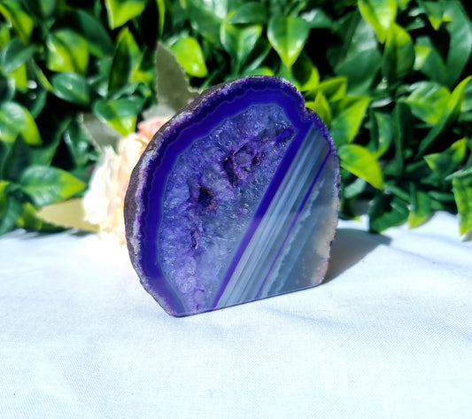 Dyed Purple Agate Free-Form