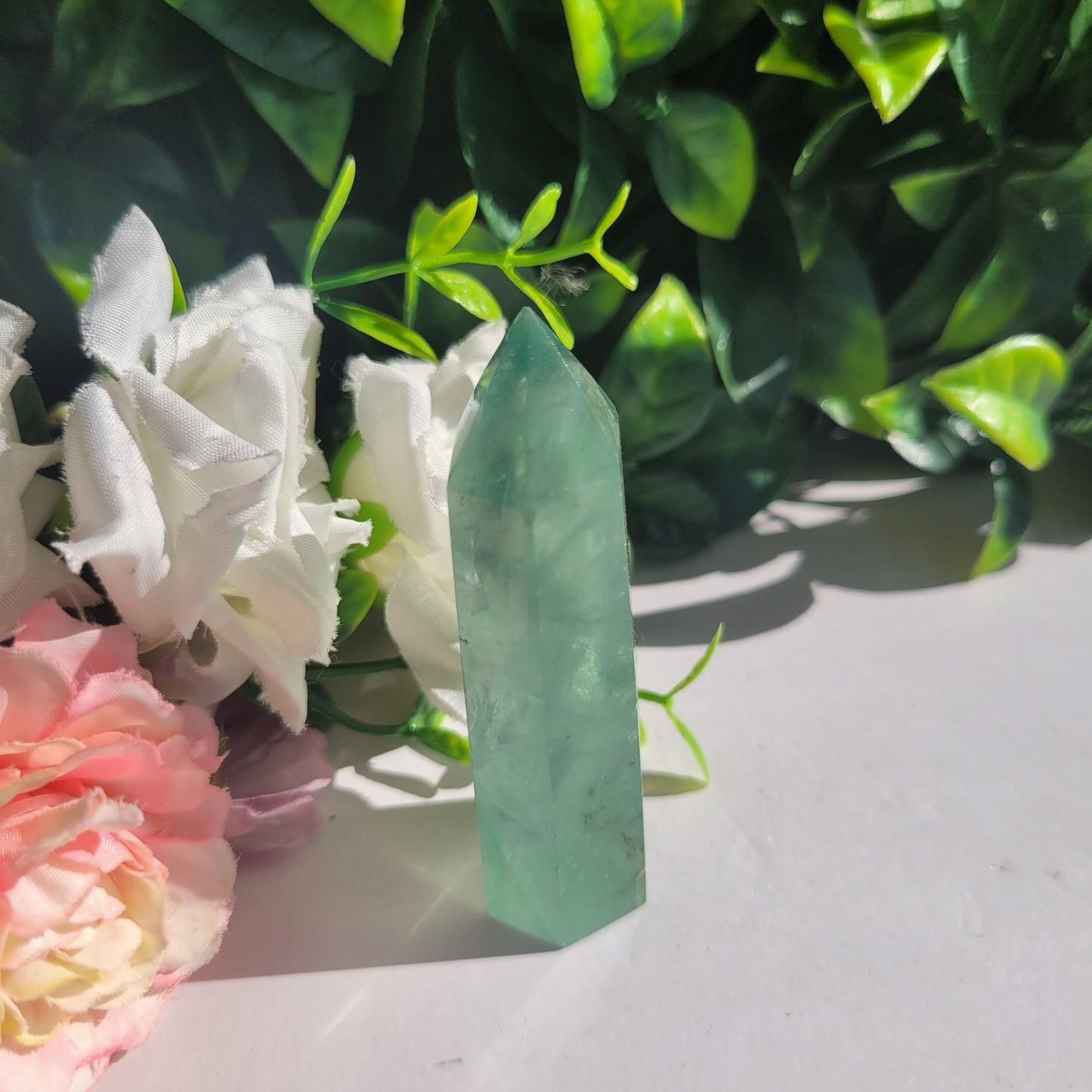 Green Fluorite Point