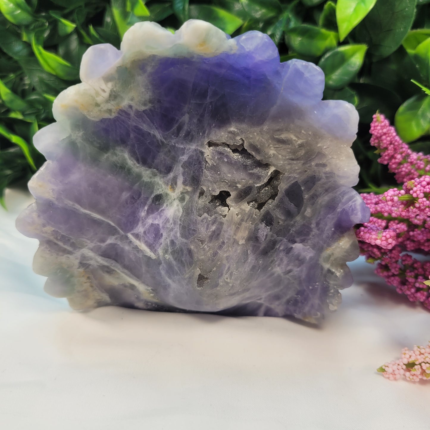 Fluorite Native American Skull