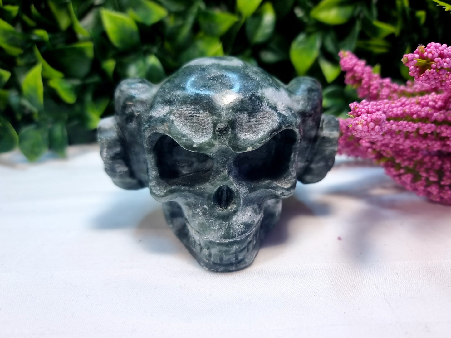 Green Jade Skull