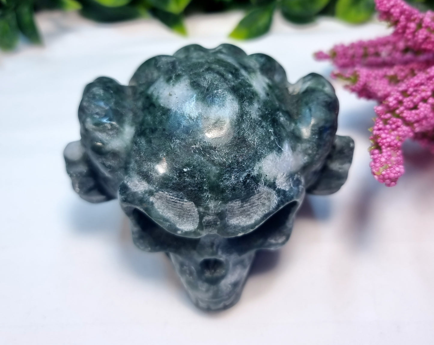 Green Jade Skull