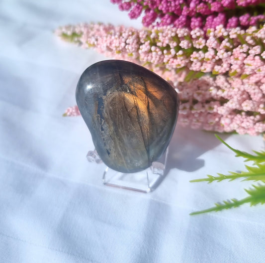 Labradorite Heart