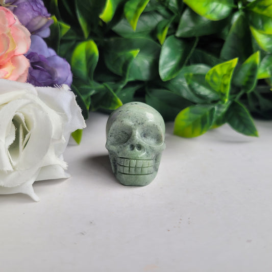 Green Jade Skull