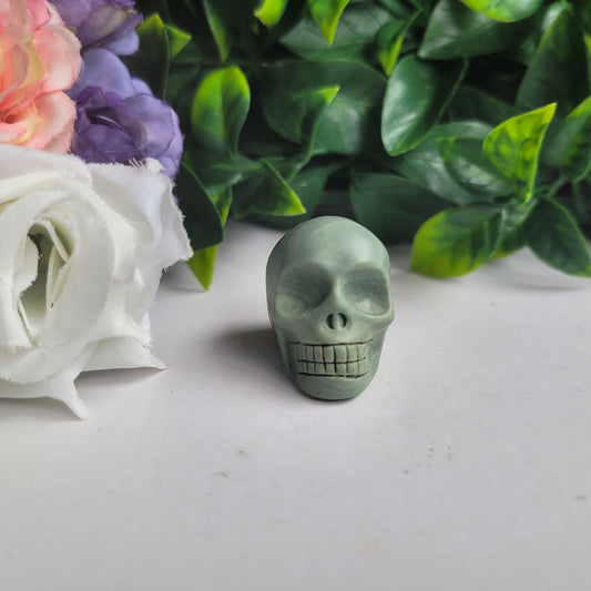 Green Jade Skull