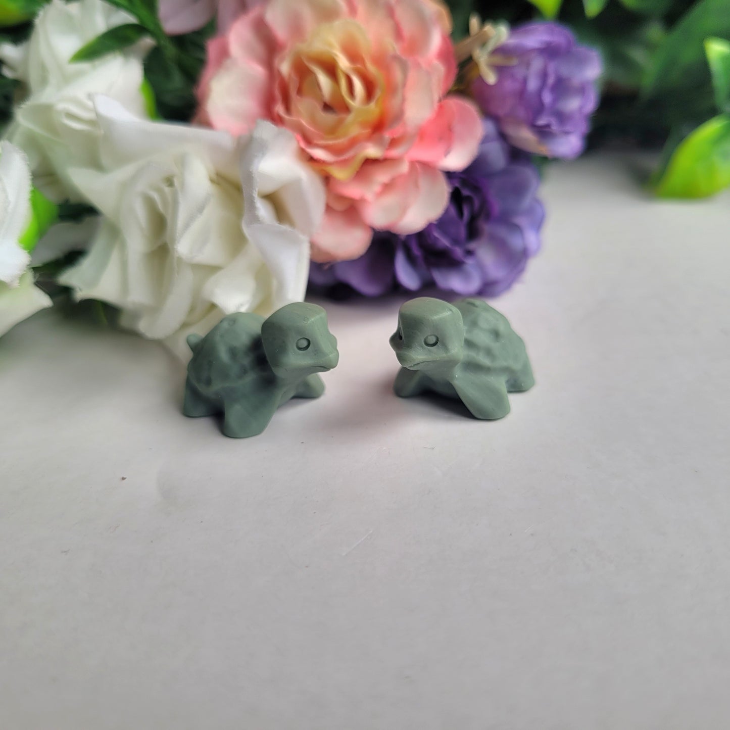 Green Jade Mini Turtles