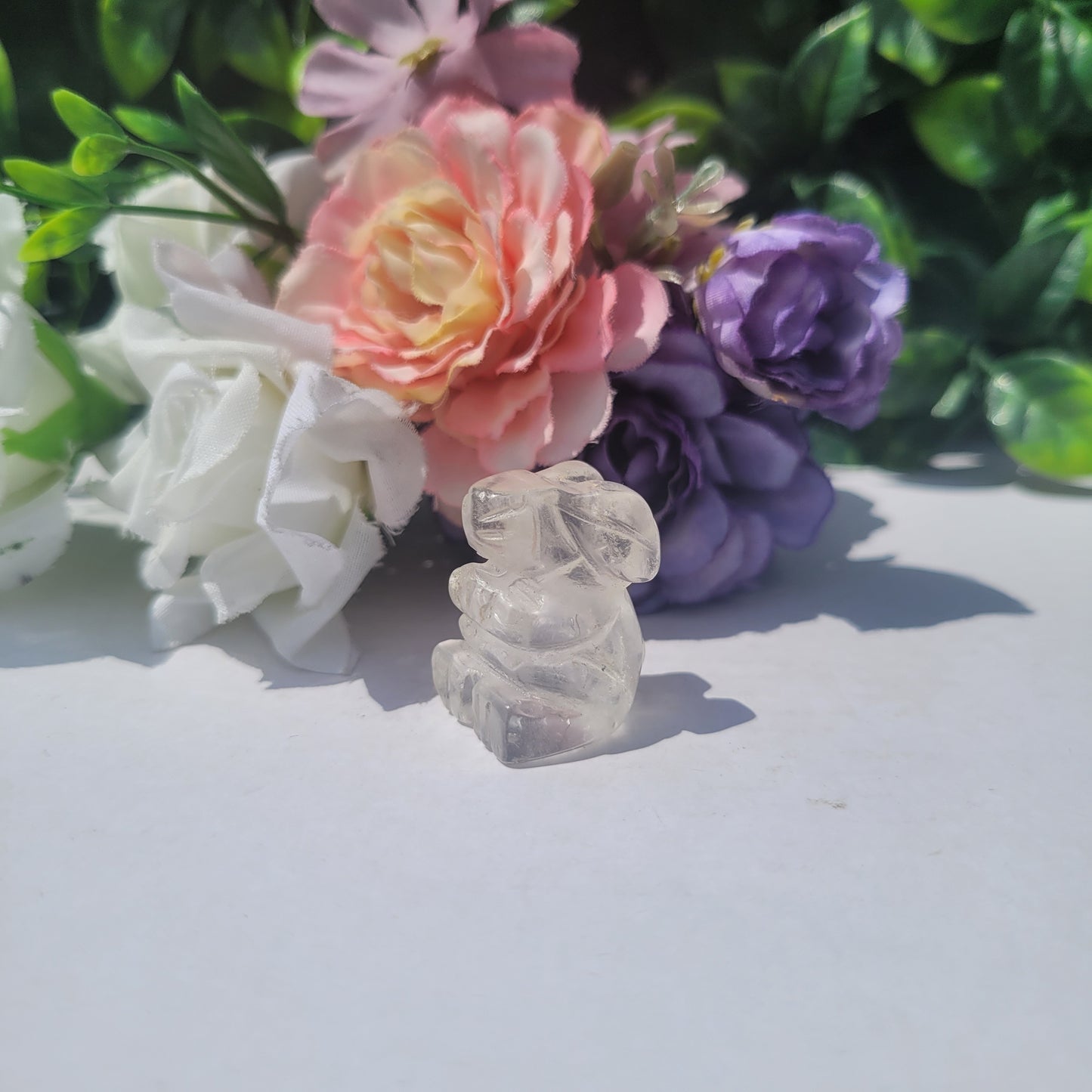 Crystal Standing Clear quartz Rabbit