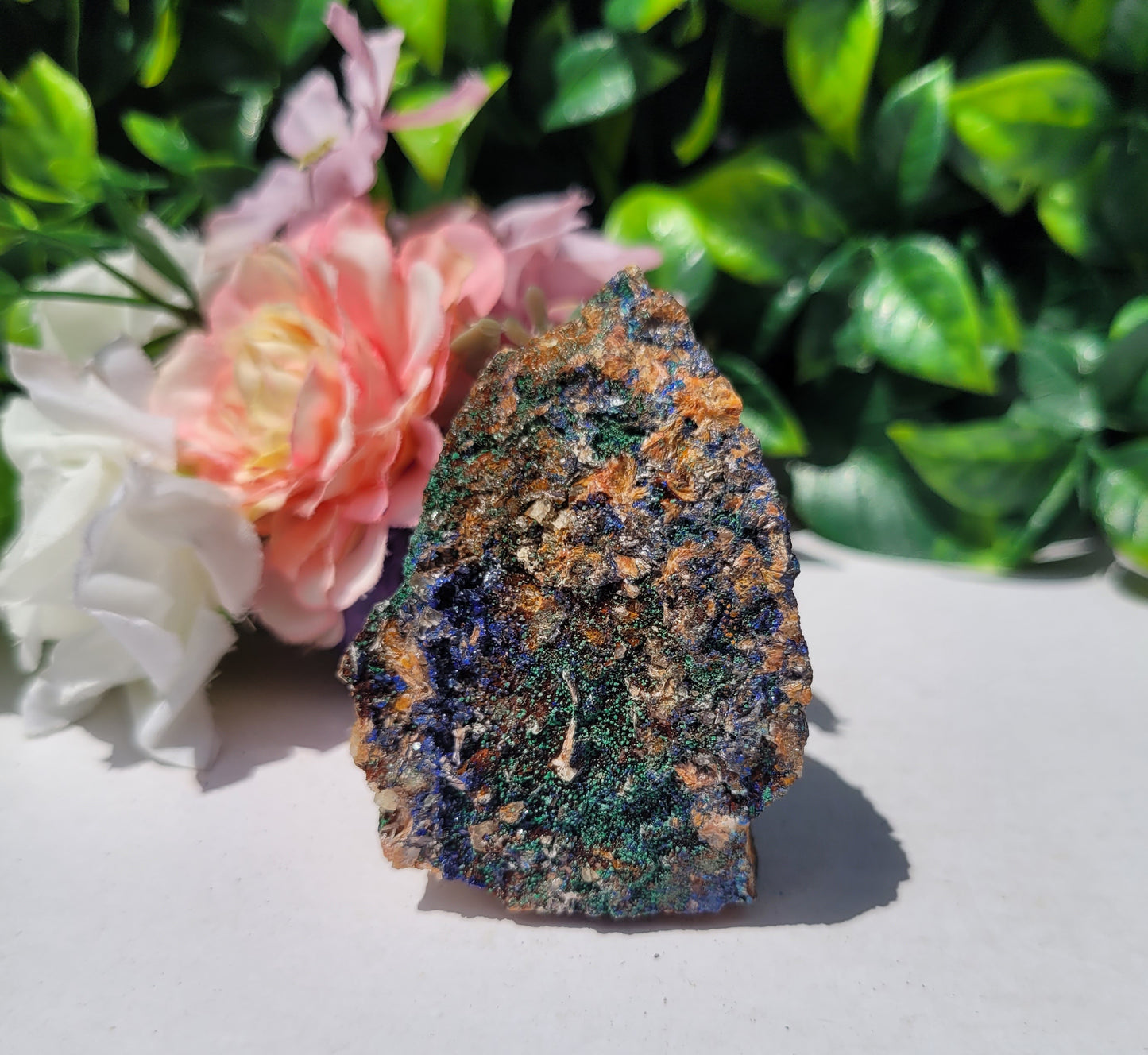 Azurite and Malachite Raw Specimen