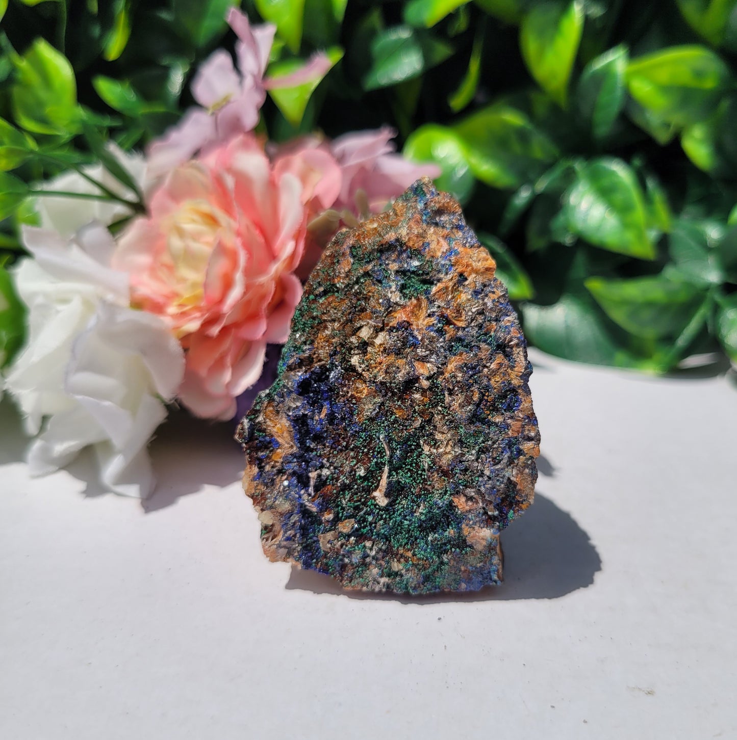 Azurite and Malachite Raw Specimen