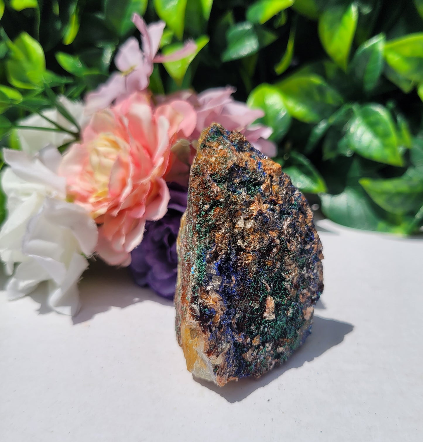 Azurite and Malachite Raw Specimen