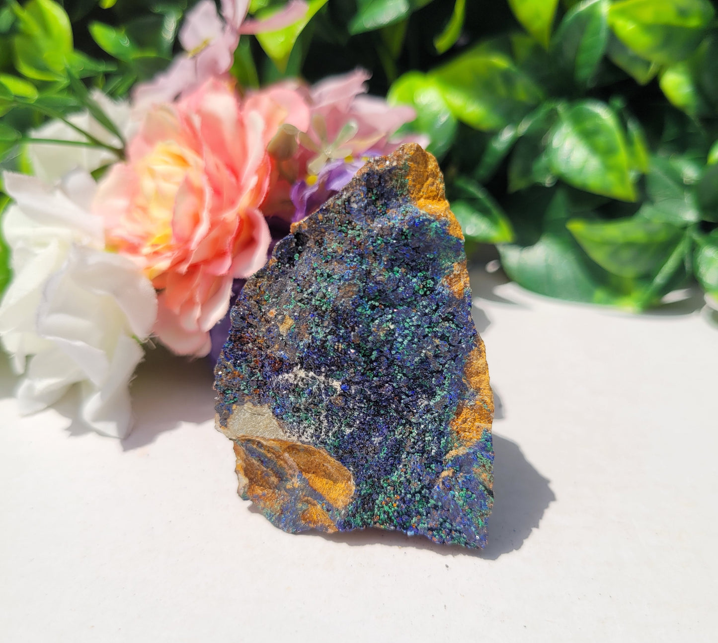 Azurite and Malachite Raw Specimen