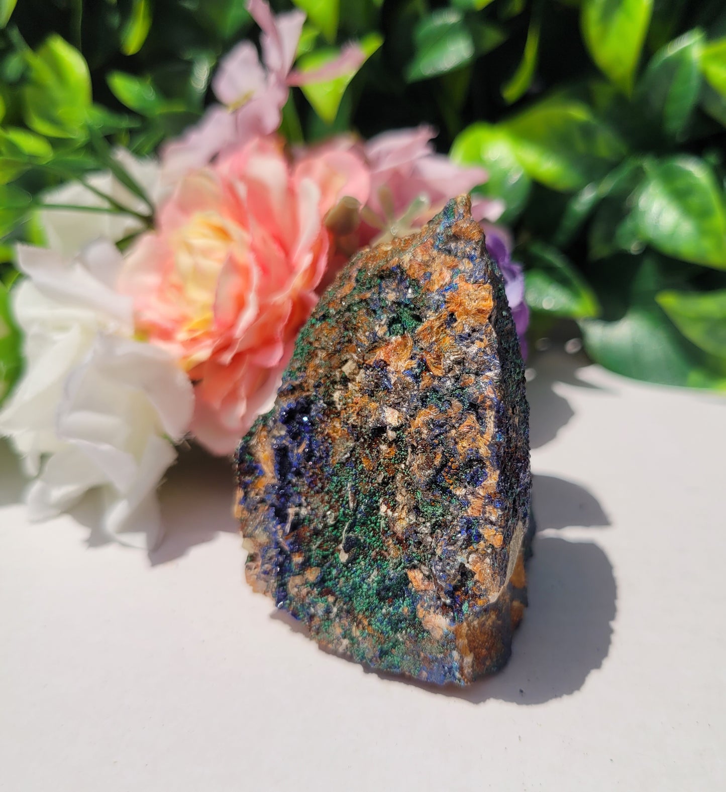 Azurite and Malachite Raw Specimen