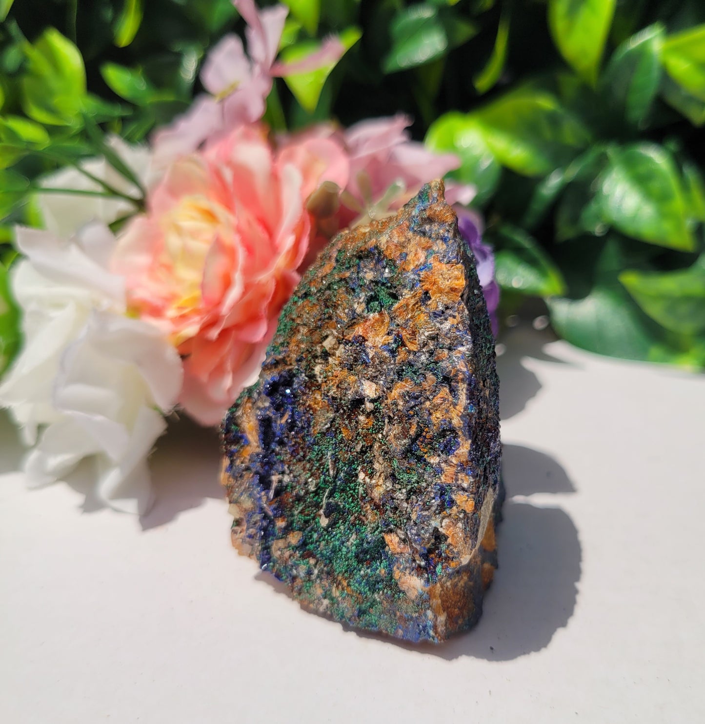 Azurite and Malachite Raw Specimen