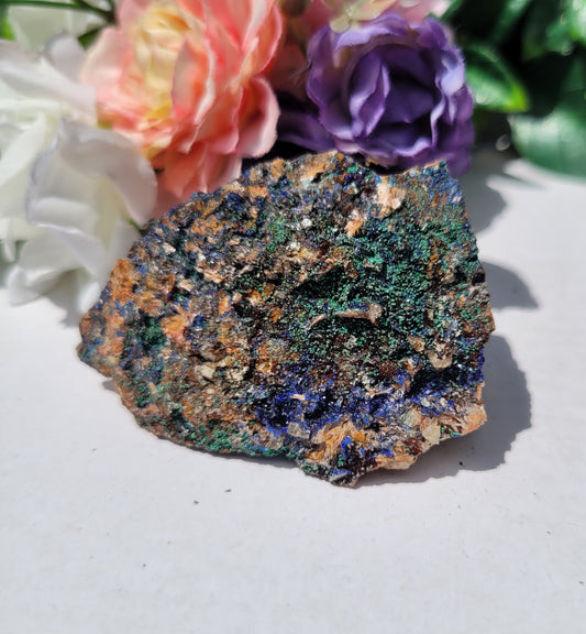 Azurite and Malachite Raw Specimen