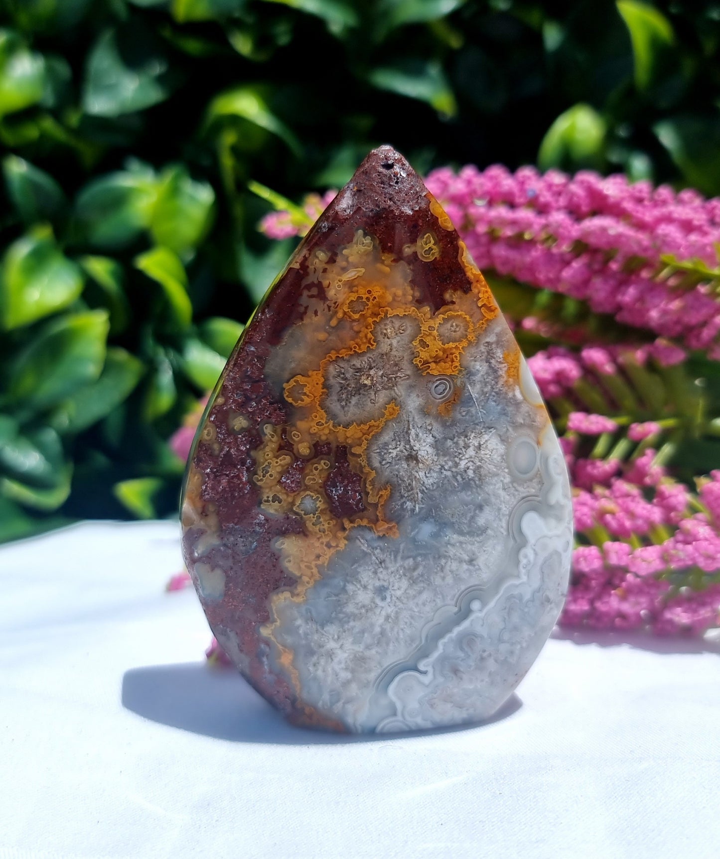 Mexican Lace Agate Flame