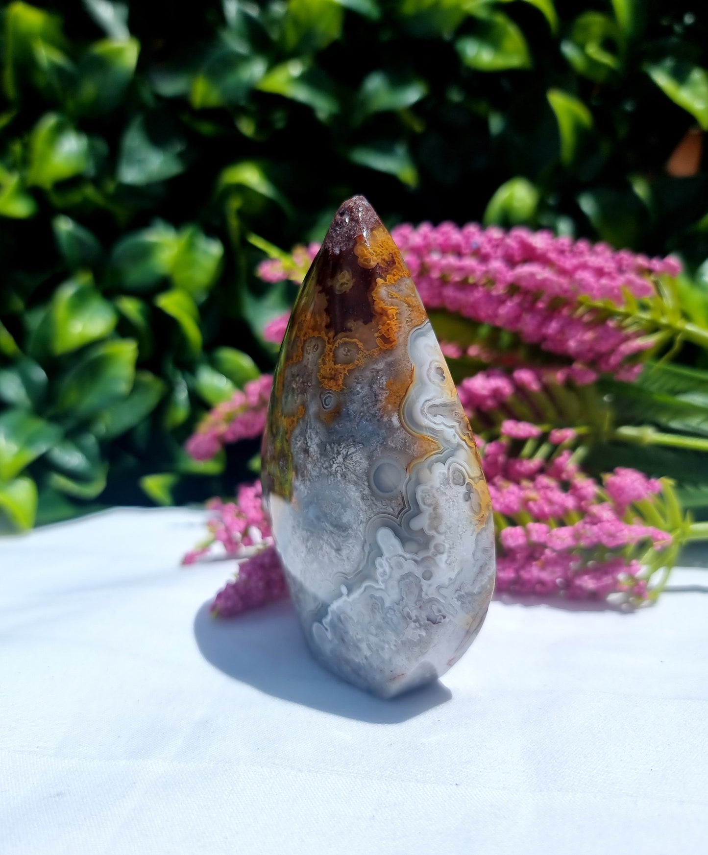 Mexican Lace Agate Flame