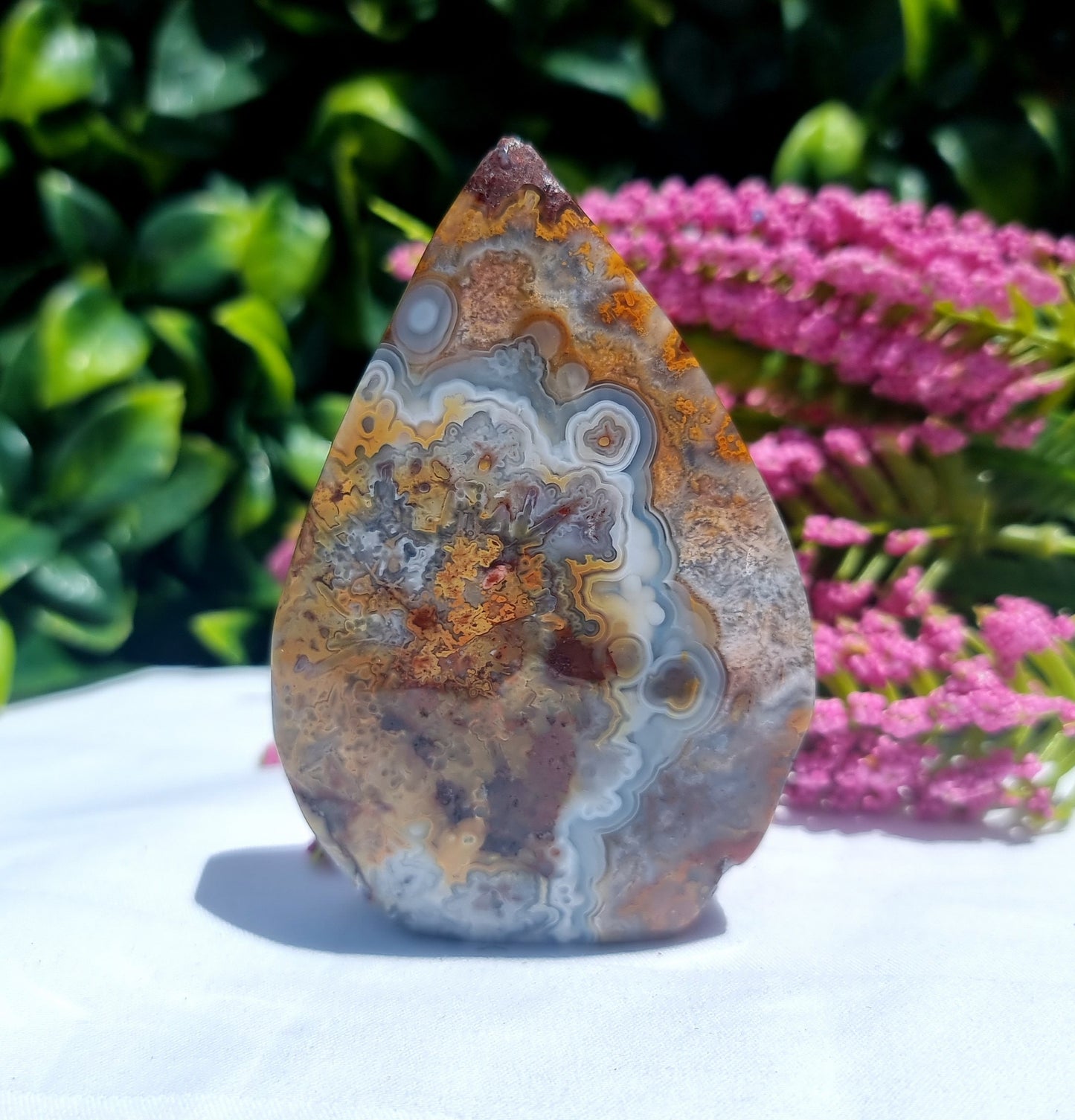 Mexican Lace Agate Flame